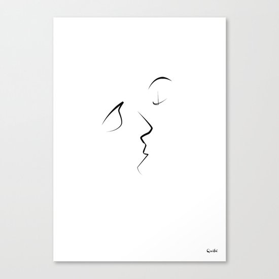 Kiss/beso/kuss/baiser/beijo/ Canvas Print