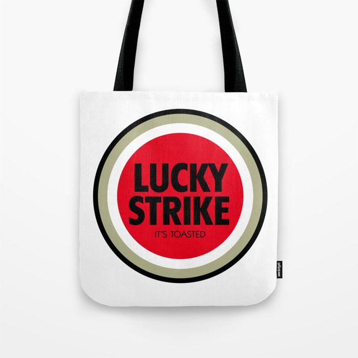 lucky strike tote bag by triptin society6