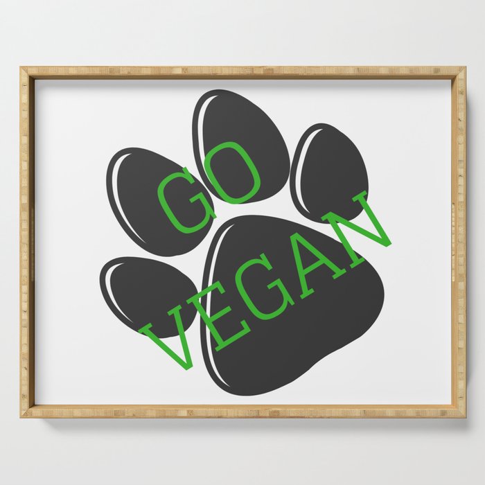 Hazte vegano | Go vegan Serving Tray