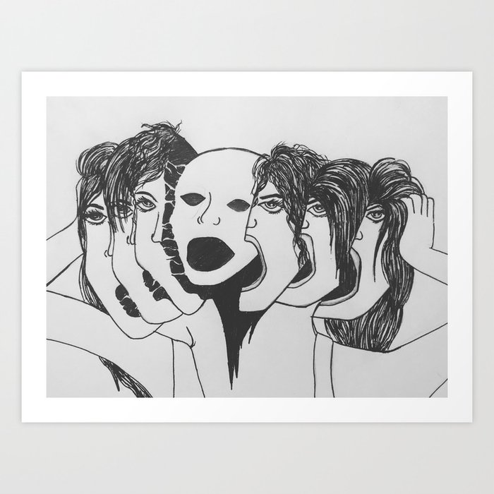 Mental Health Series: Dissociative Identity Disorder Art ...