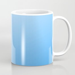 Baby Powder Blue Modern Chic Ombre Design Coffee Mug