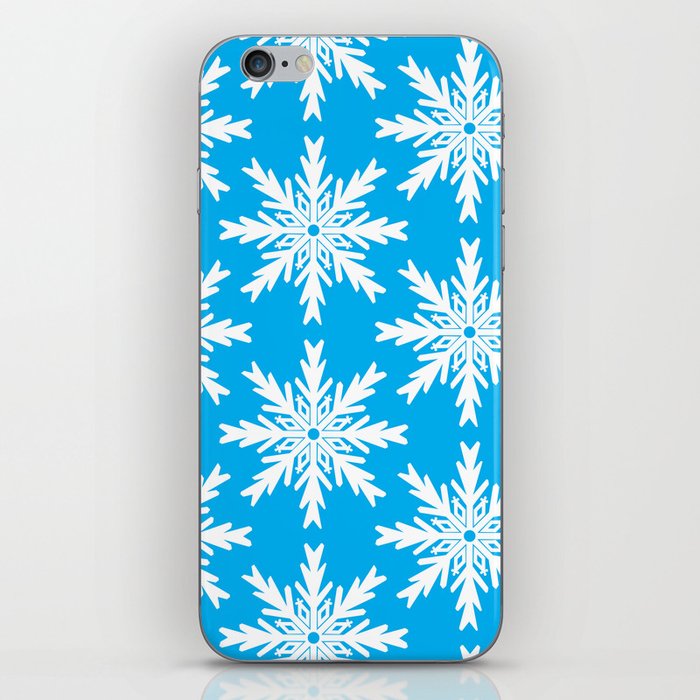 Christmas Snowflakes Winter Sky iPhone Skin
