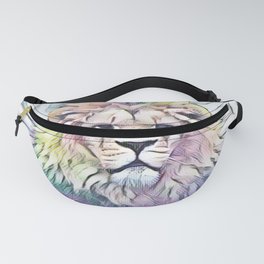 Lion Pride In Watercolour Fanny Pack