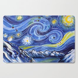 Starry Night Turnagain Arm Alaska Cutting Board