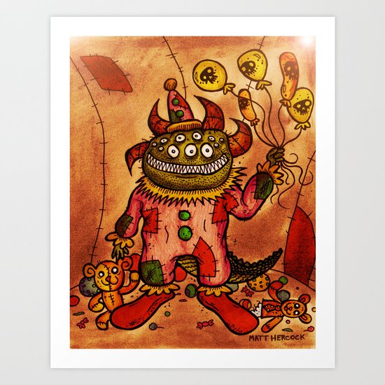Circus Freak Art Print