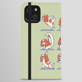 Cavalier King Charles Spaniel Yoga iPhone Wallet Case