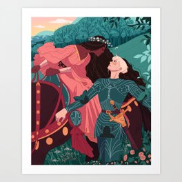 Beautiful Lady Art Prints For Any Decor Style Society6