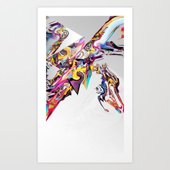Spiral Static Art Print