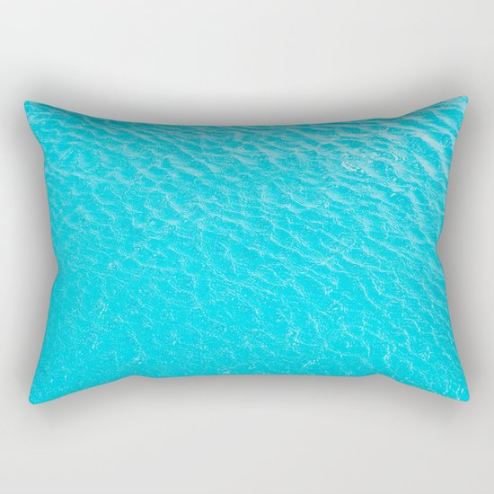 blue ocean Rectangular Pillow