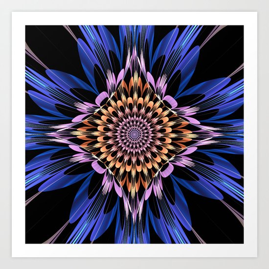 Petals burst Art Print
