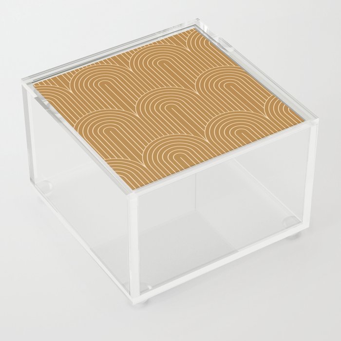 Art Deco Arch Pattern LIV Acrylic Box