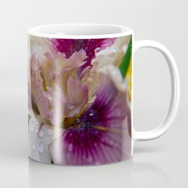 Colorful Spring Flowers with Raindrops Coffee Mug