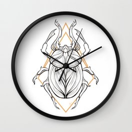 Scarab Wall Clock