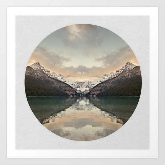 Escaping Reality Art Print