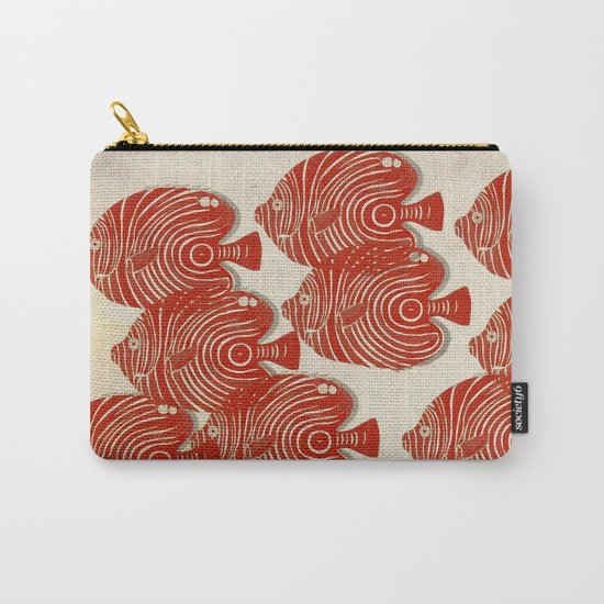 Shoal of Red Fish Carry-All Pouch