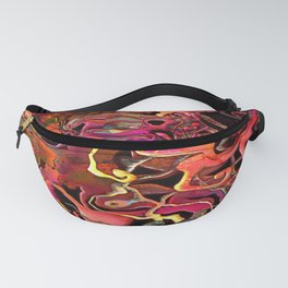 Abstract Swirls of Fire Fanny Pack