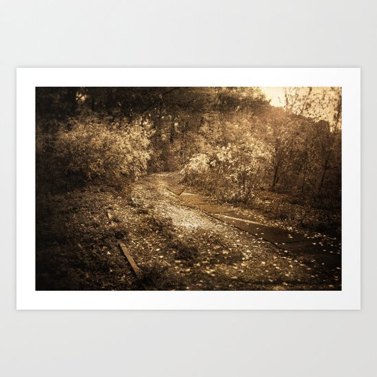 Road to memories Art Print