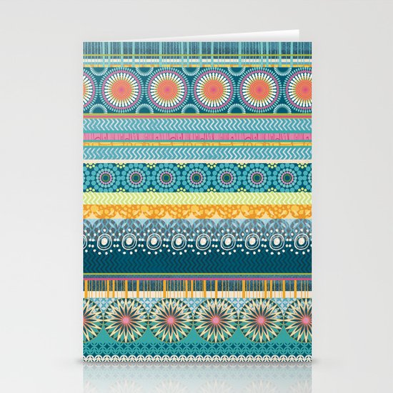 Blue Streaks Stationery Cards