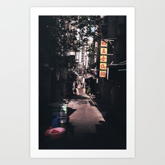 Side street Art Print