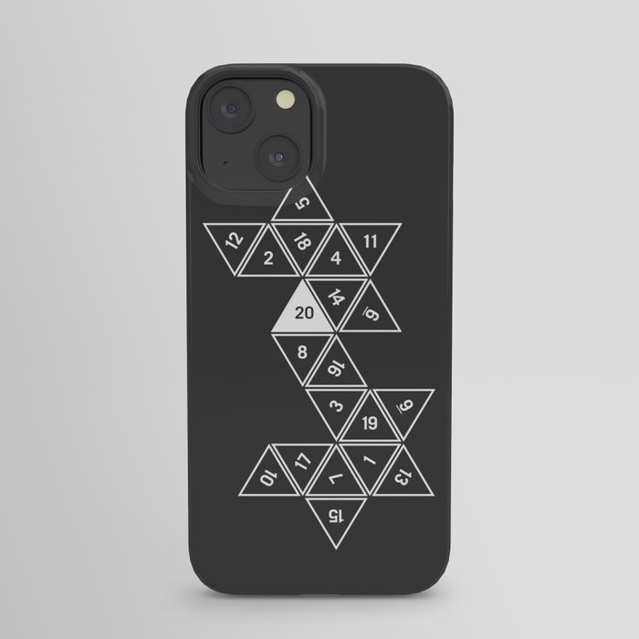 Unrolled D20 iPhone Case