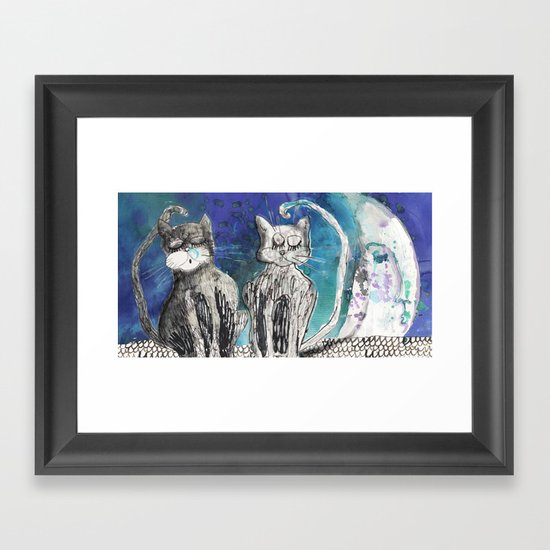 kittens Framed Art Print