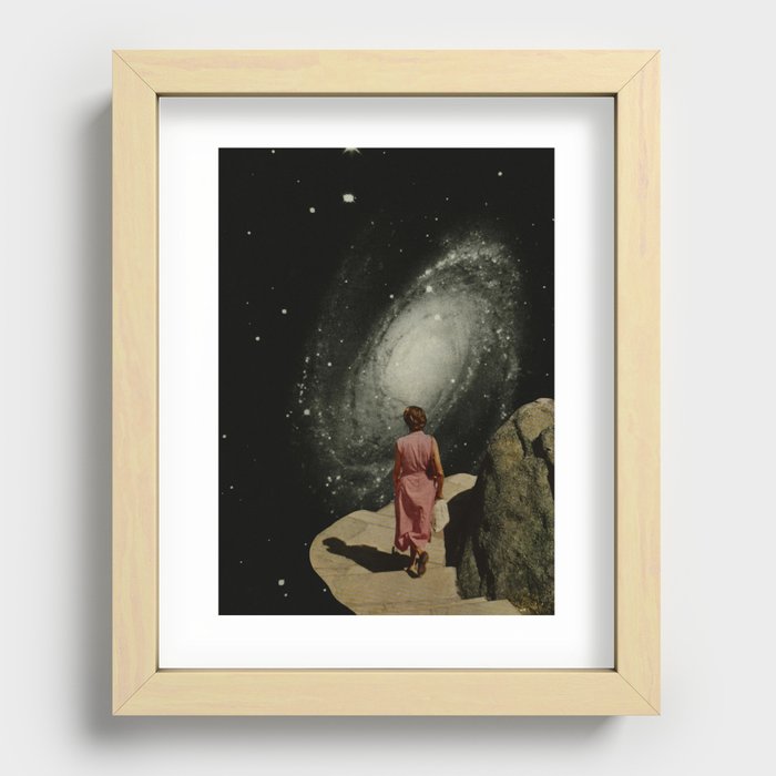 Into the void Recessed Framed Print