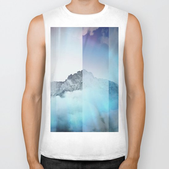Boreal Lights on the Mountains Biker Tank