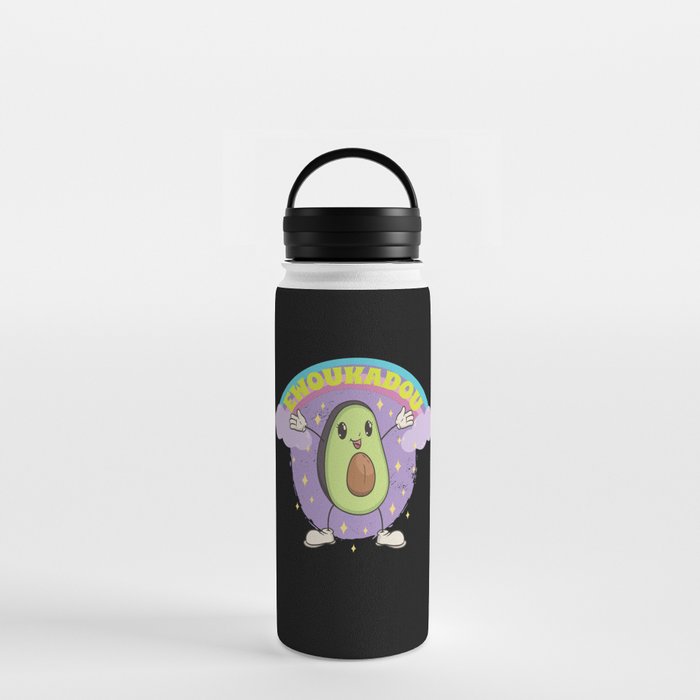 Ewoukadou Avocado Vegan Health Water Bottle