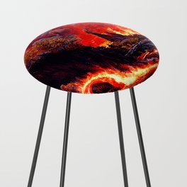 Hell on Earth Counter Stool