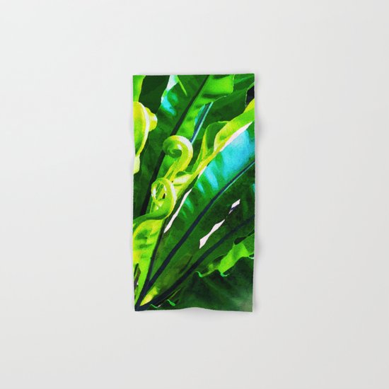 Shy Fern #society6 #decor #buyart Hand & Bath Towel