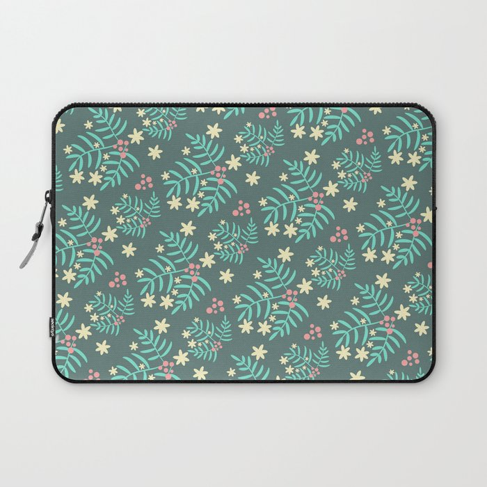 Floral Repeat Pattern 17 Laptop Sleeve