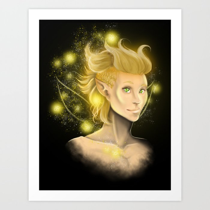 The Fairy King Bren Art Print