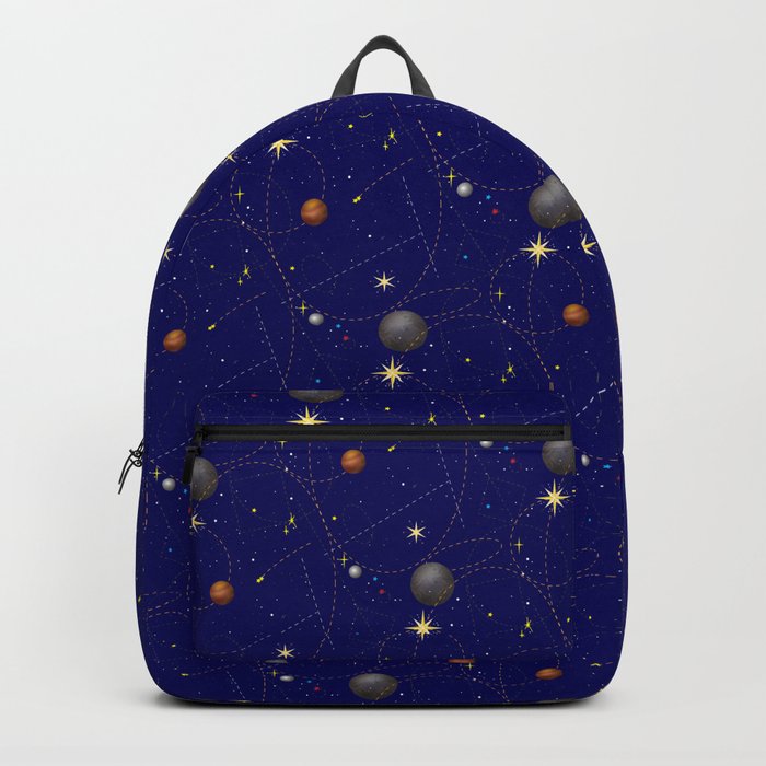 Mathematic Space Pattern Backpack