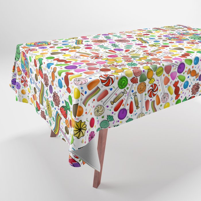 Candy Kaleidoscope  Tablecloth