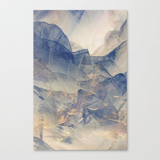 Tulle Mountains Canvas Print