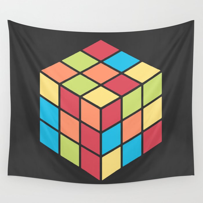 #68 Rubix Cube Wall Tapestry