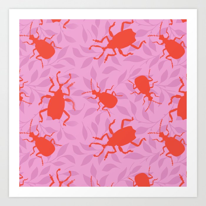 Insects have never been cuter Art Print