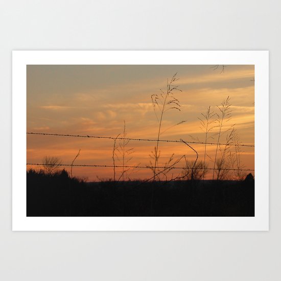 barbwire Art Print