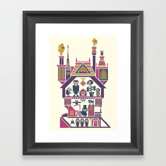 House Of Freaks Framed Art Print