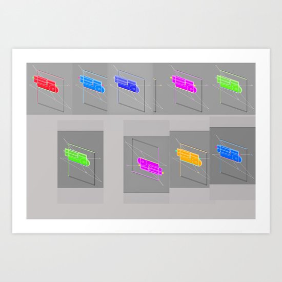Radio Plate Art Print