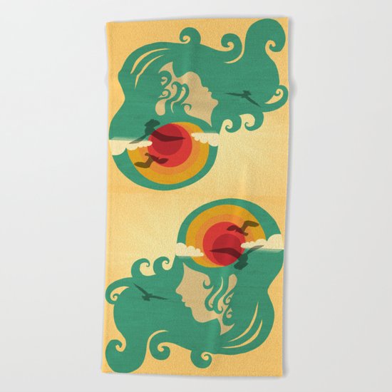 California Dreaming Beach Towel
