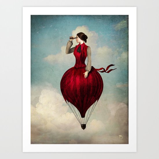 The Pleasure of Travelling Art Print