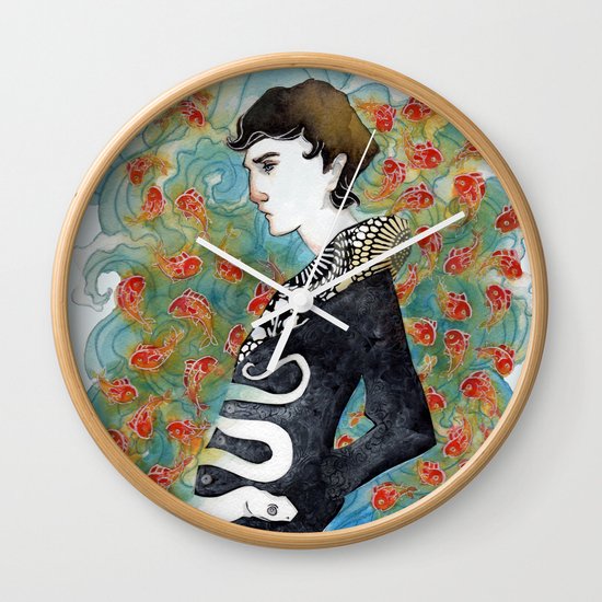 The White Snake Wall Clock
