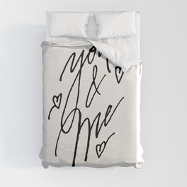 You And Me Duvet Cover