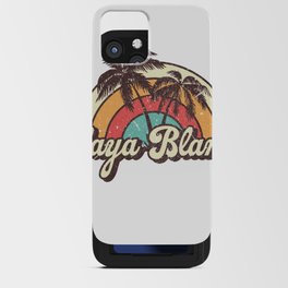Playa Blanca beach city iPhone Card Case