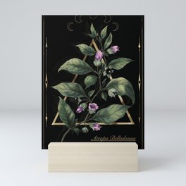Belladonna. Deadly nightshade. Magic herbs  Mini Art Print