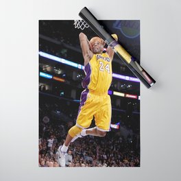 K.B, Kobe#Bryant Dunks Basketball Sports Poster Poster Wrapping Paper