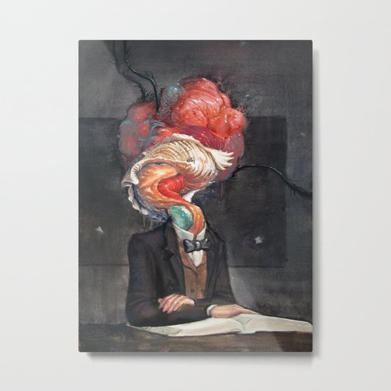 Mutant Scholar Metal Print