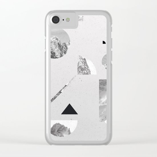 monochromatic Clear iPhone Case