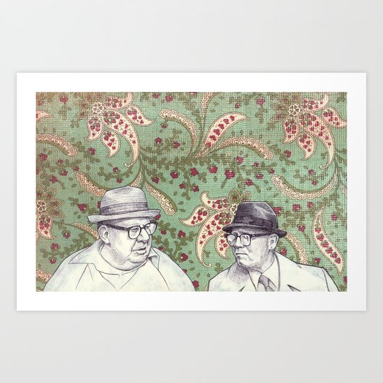 Old Men Art Print